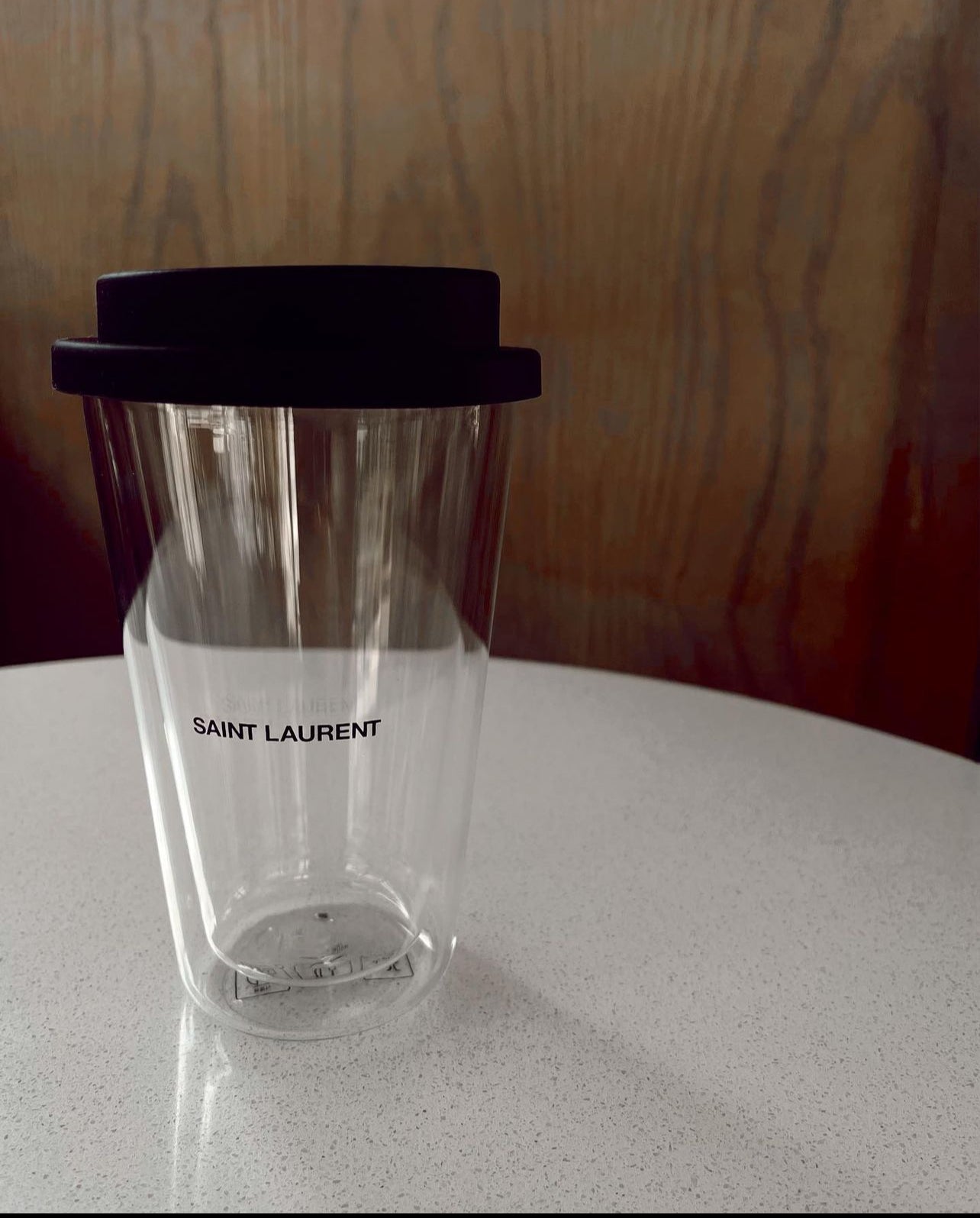 SAINT LAURENT COFFEE MUG WITH RUBBER.
