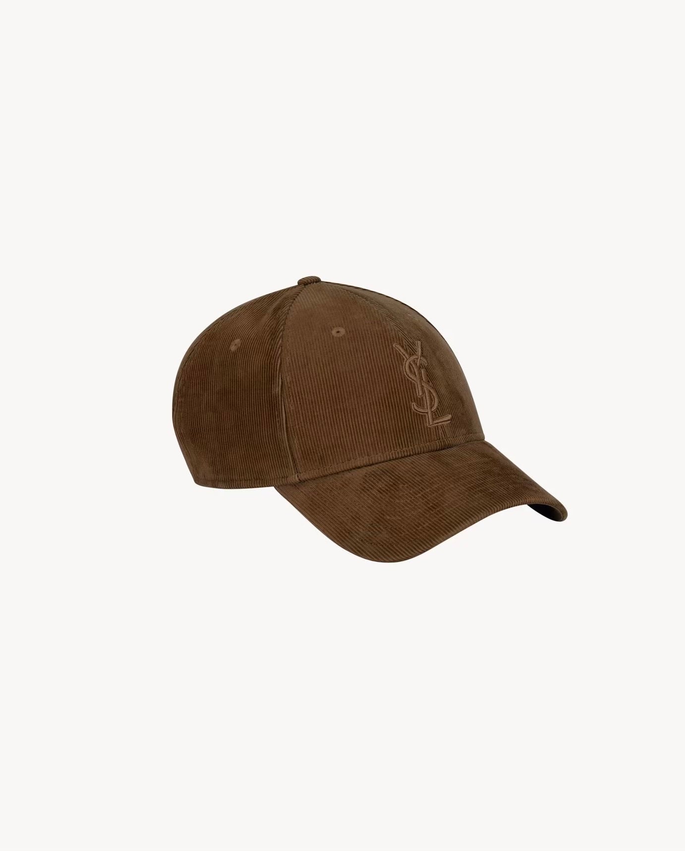 Gorra Saint Laurent colab New Era en pana