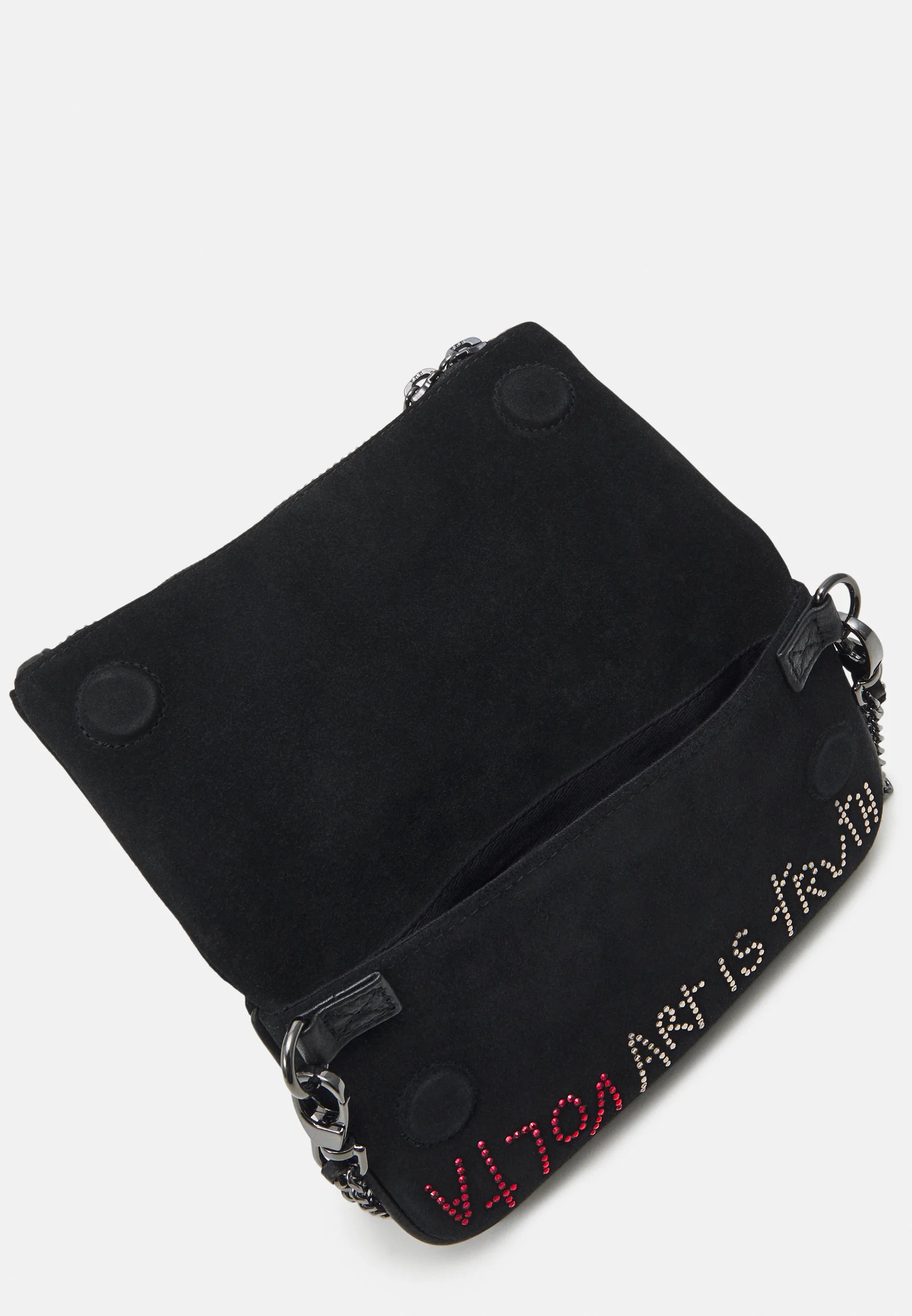 Bolso Zadig & Voltaire Rock nano tag con cristales Swarovski® .