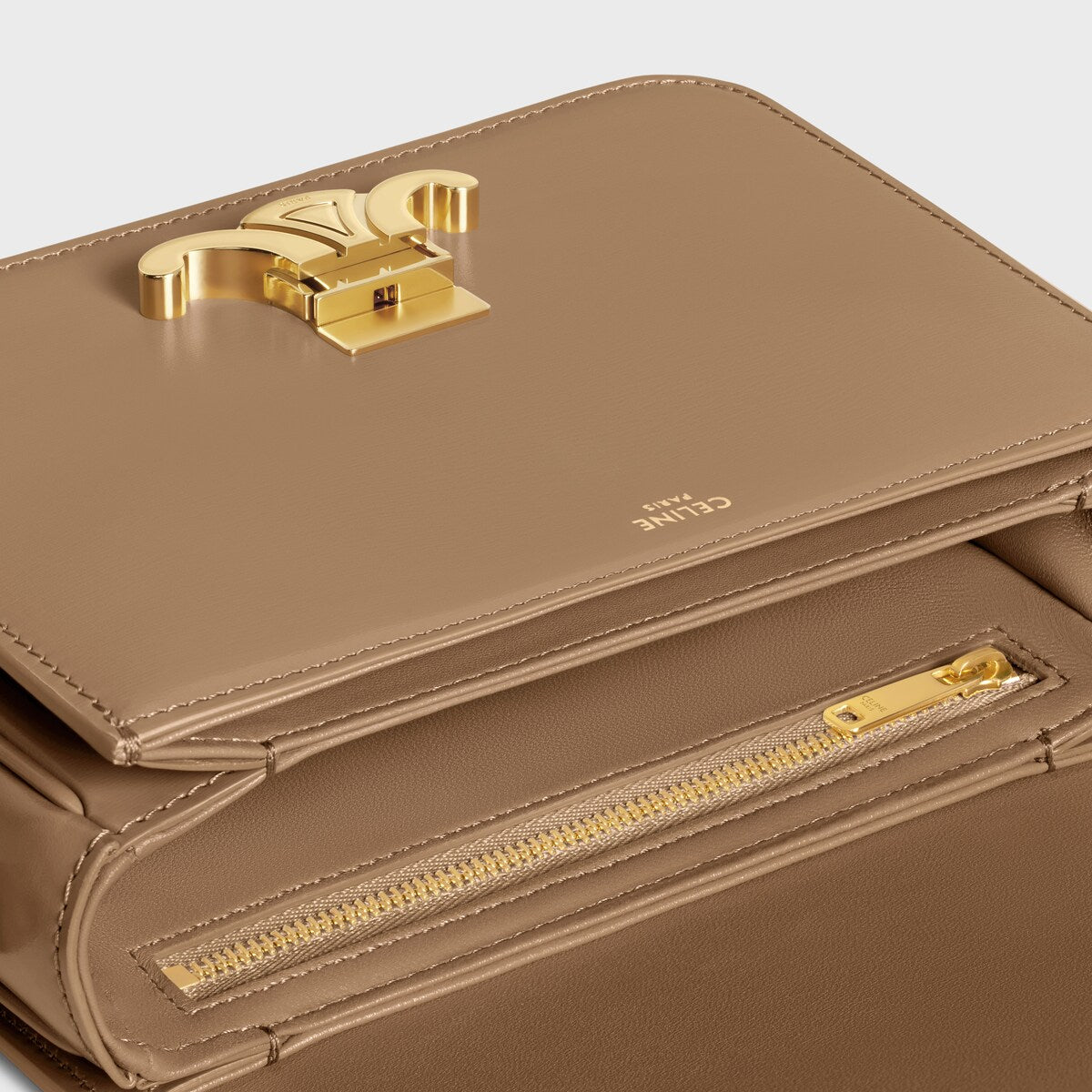 Celine BOLSO TEEN TRIOMPHE DE PIEL DE BECERRO BRILLANTE