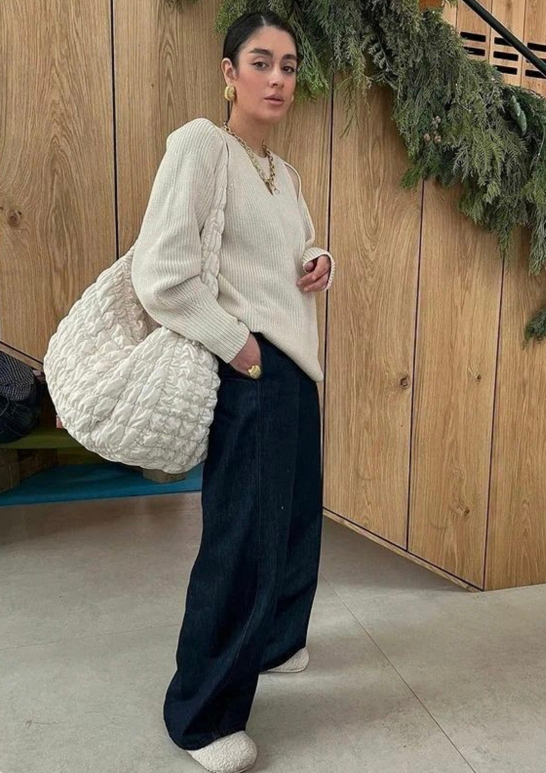 Bolso acolchado XL COS.