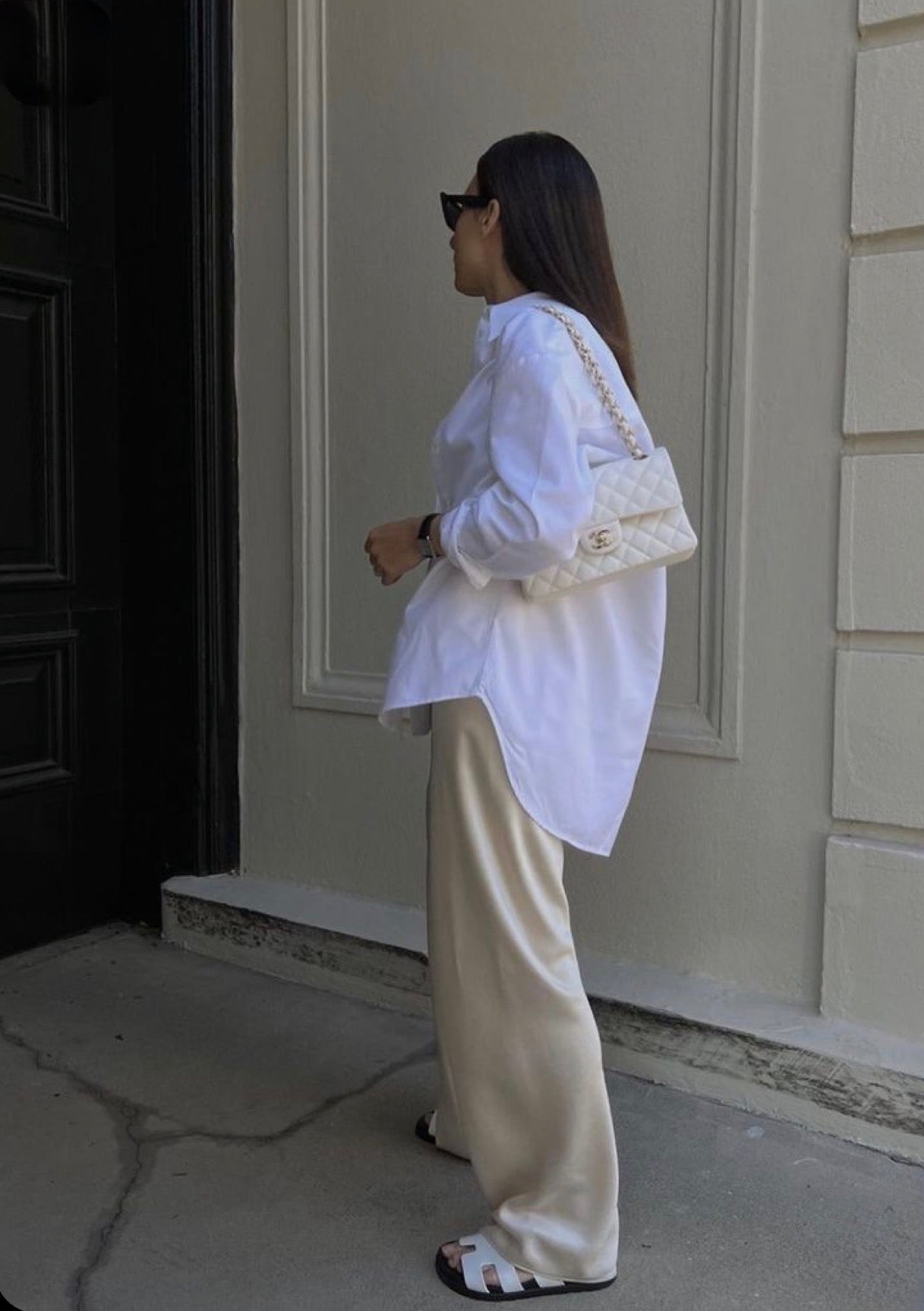 Pantalón de satén de COS