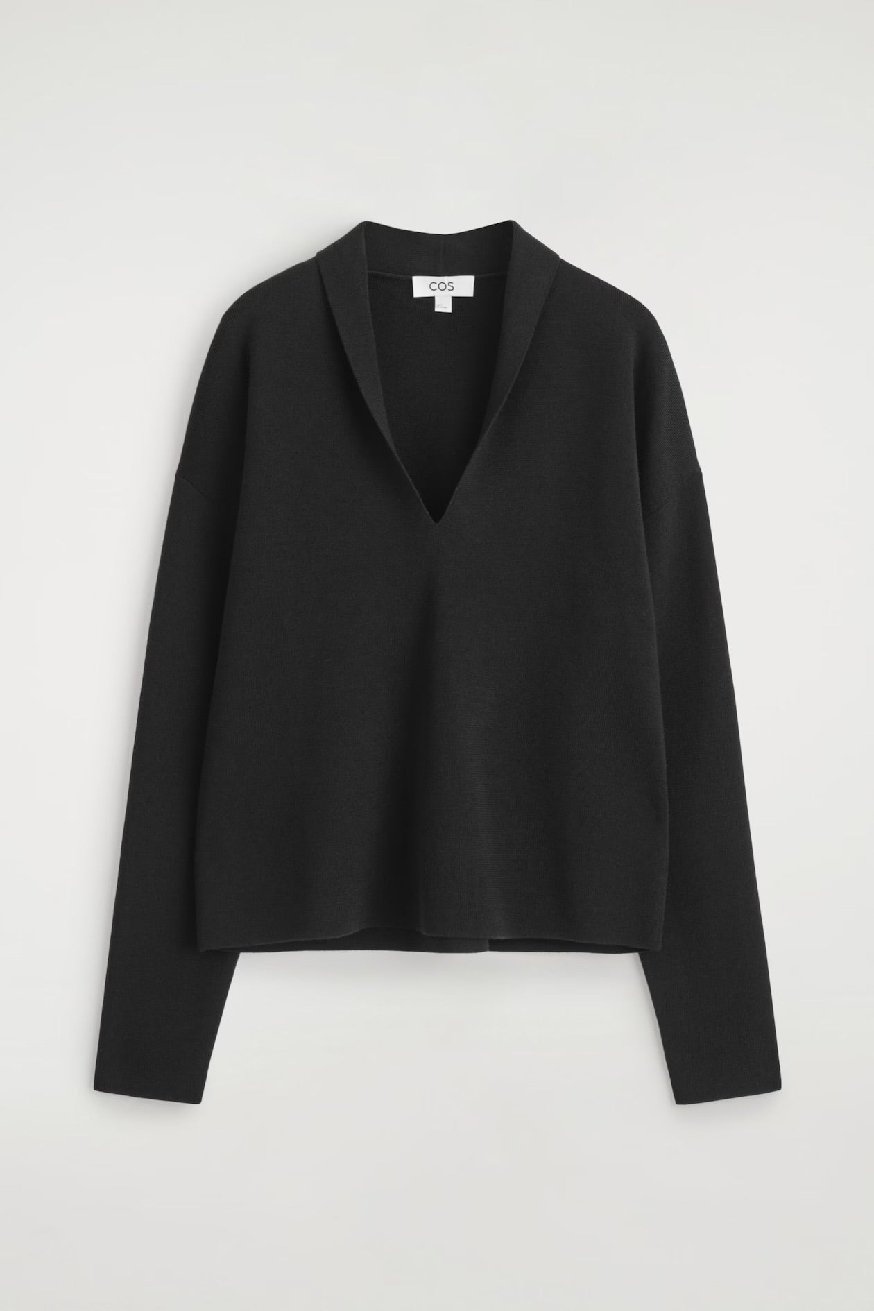 Suéter COS de cuello en V de lana