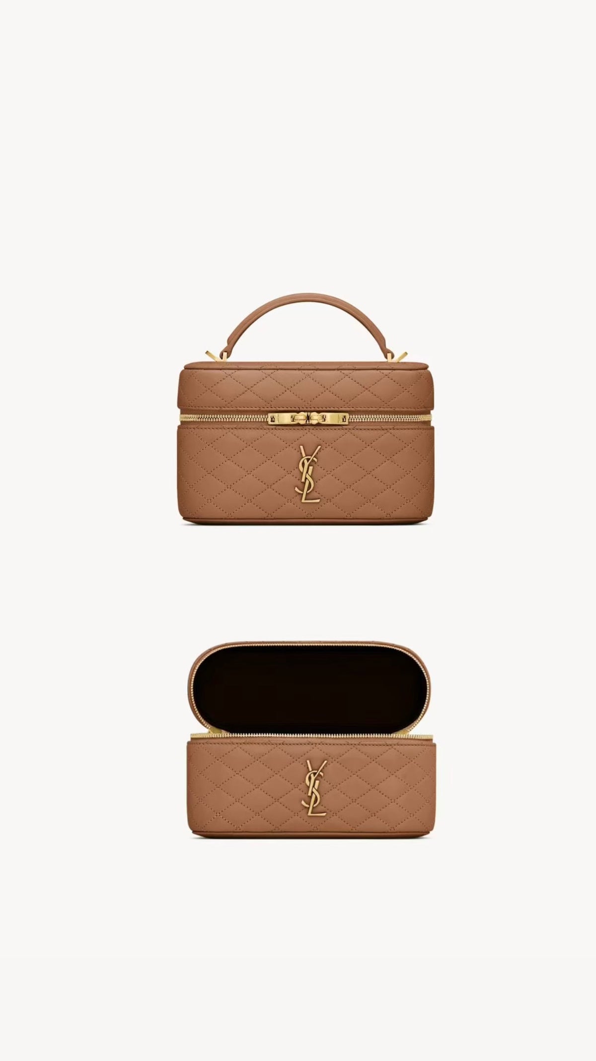 Saint Laurent Gaby vanity de piel