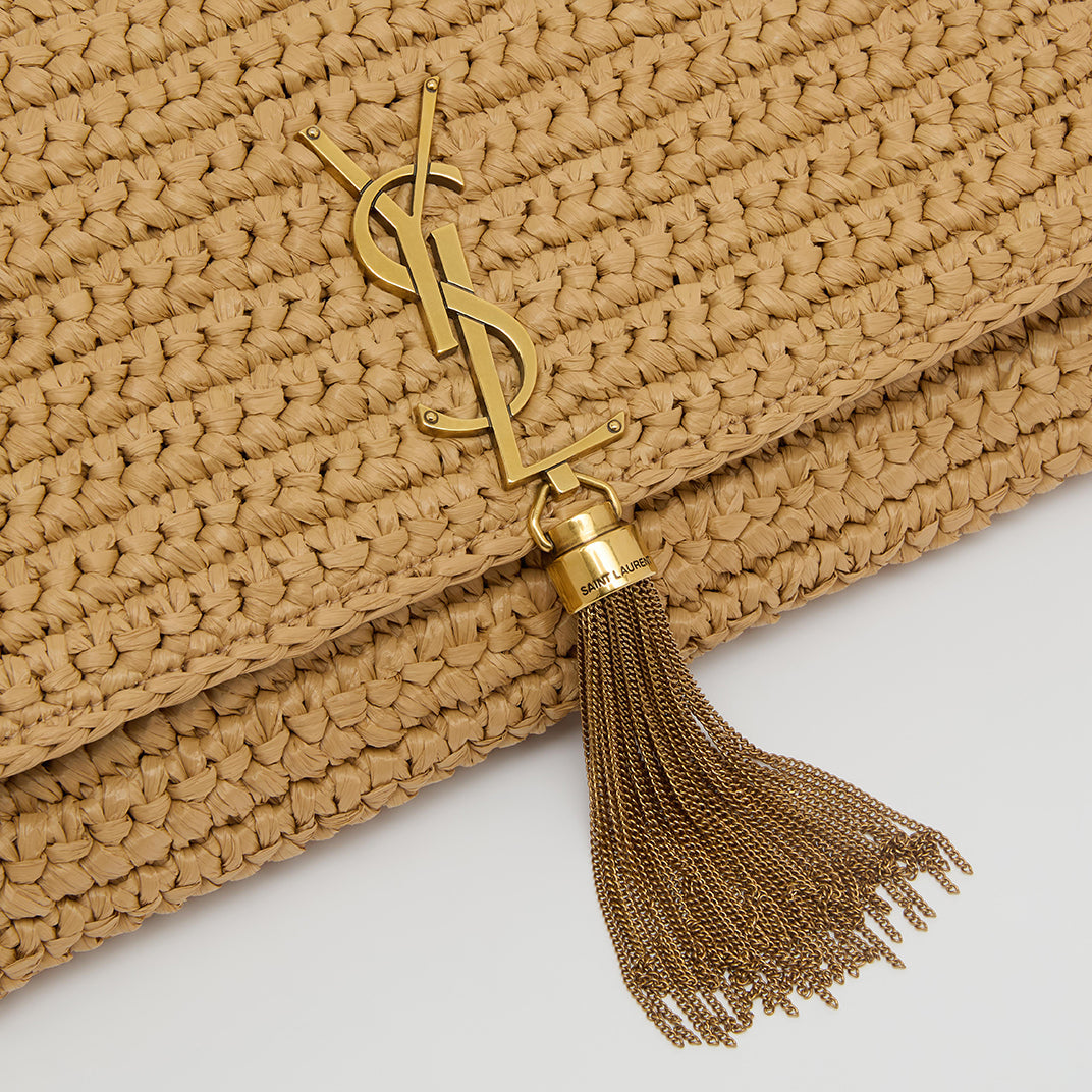 Saint Laurent Kate 99 Tassel en rafia