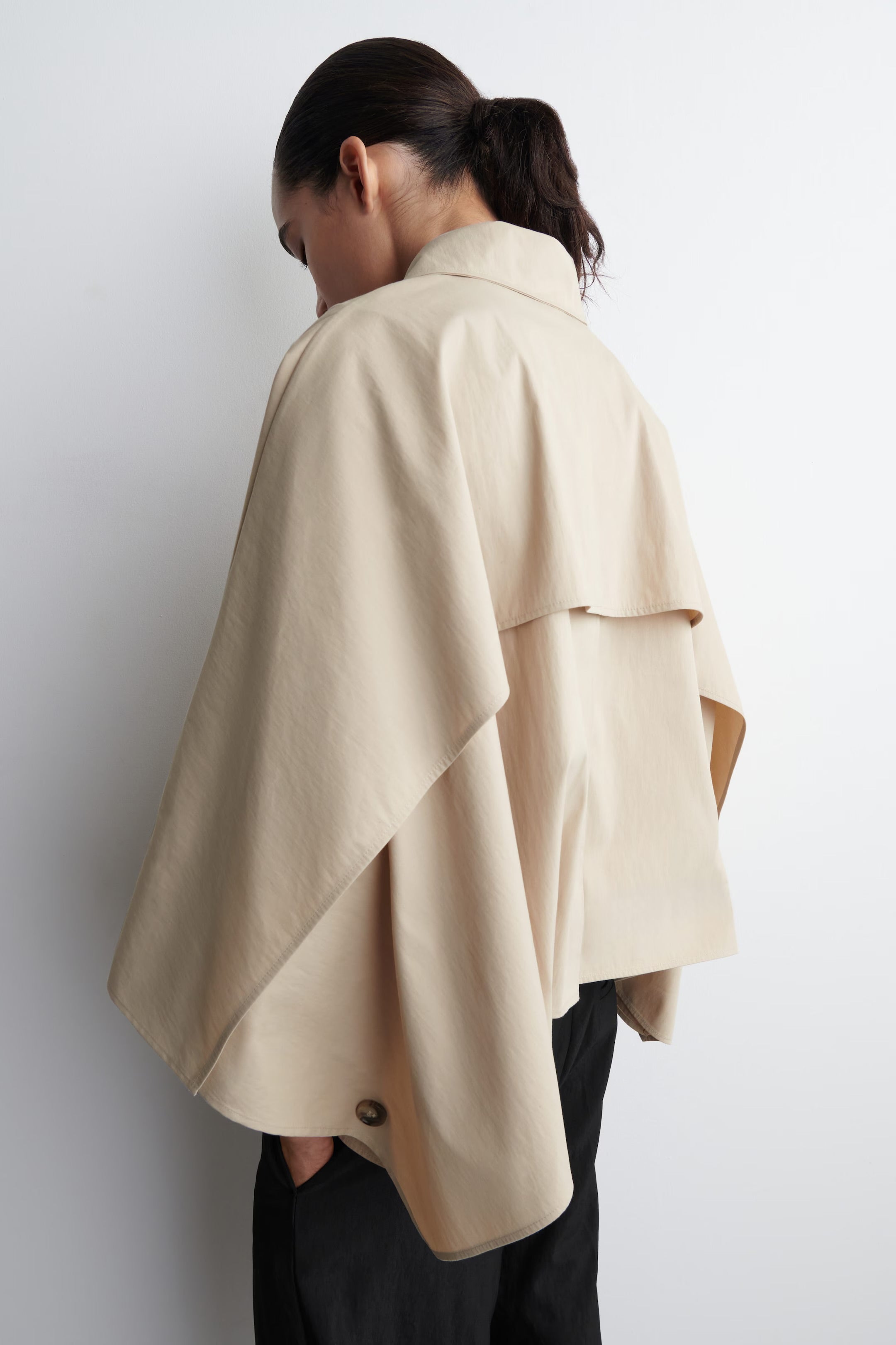 GABARDINA CAPA CROPPED