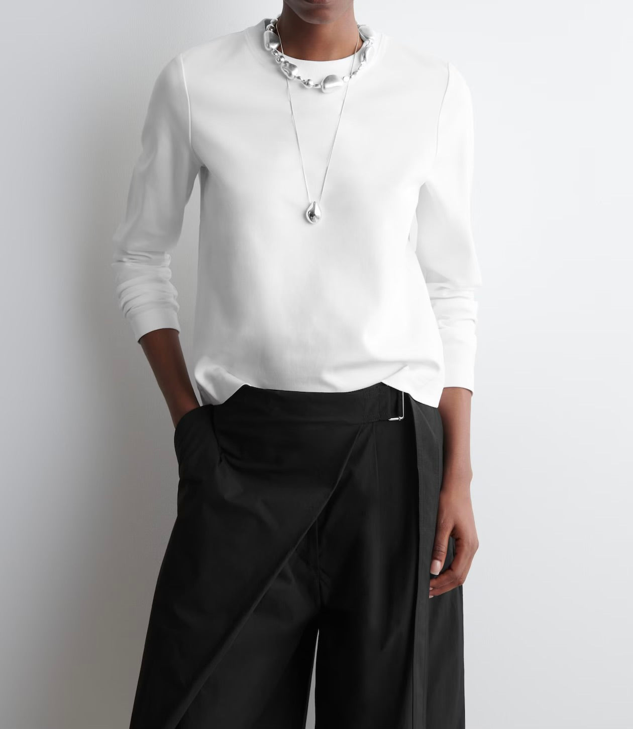 Blusa COS de algodón premium