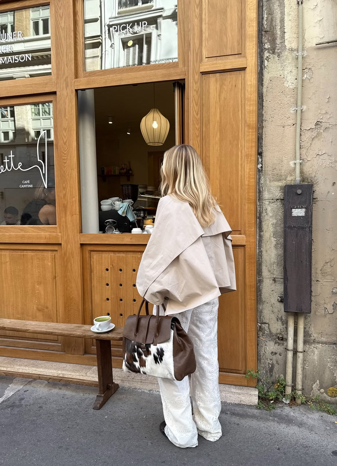 GABARDINA CAPA CROPPED